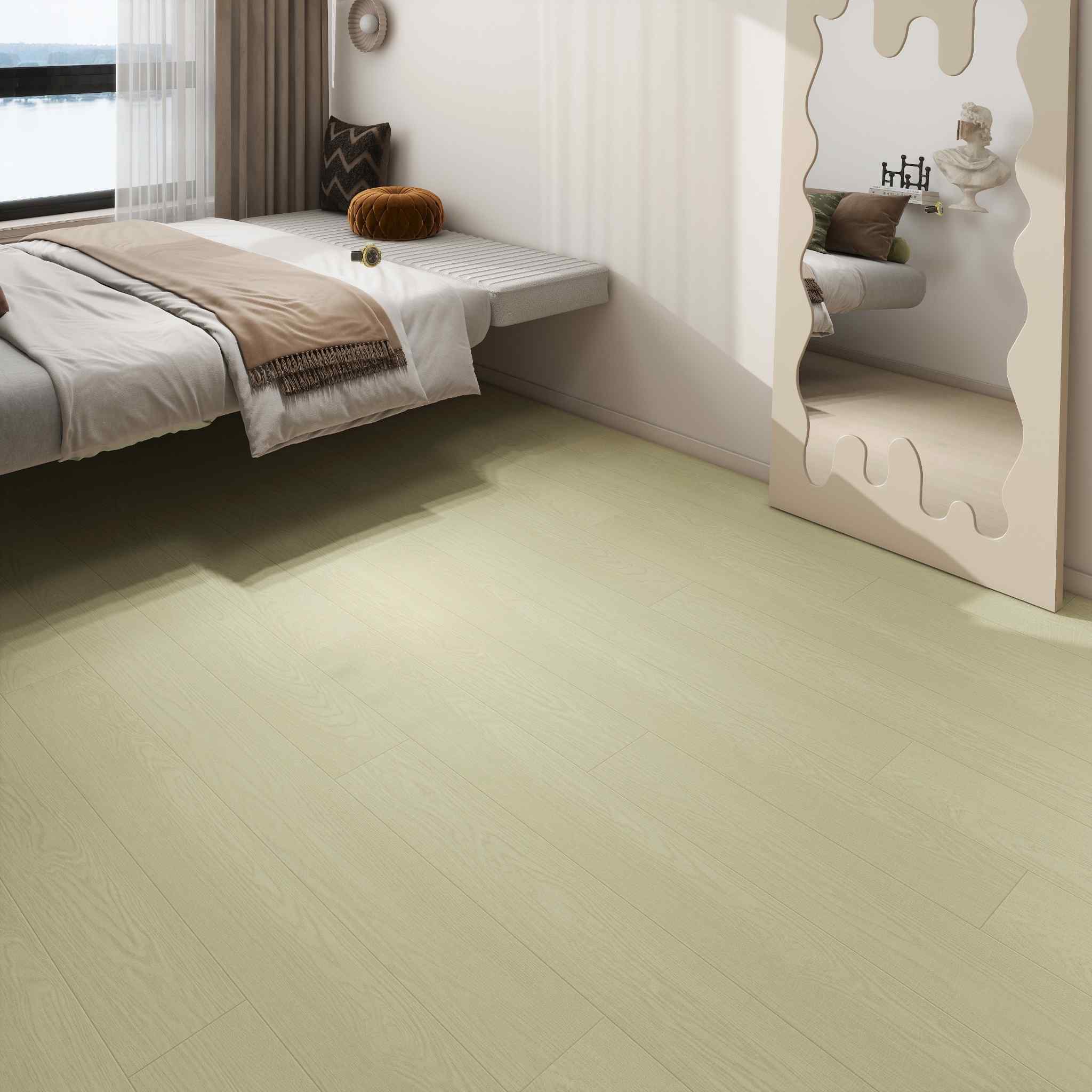 Rigid Core Vinyl Flooring Pearl Wood